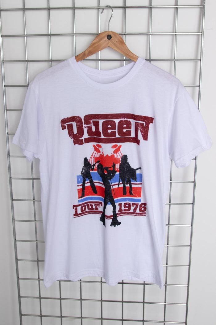 daisy street Daisy Street Licensed Relaxed T-Shirt With Queen Tour 1976 Print