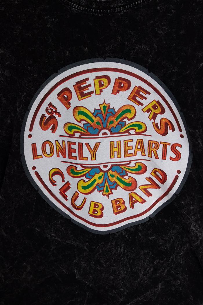 Daisy Street Daisy Street Licensed Relaxed T-Shirt With The Beatles Lonely Hearts Print