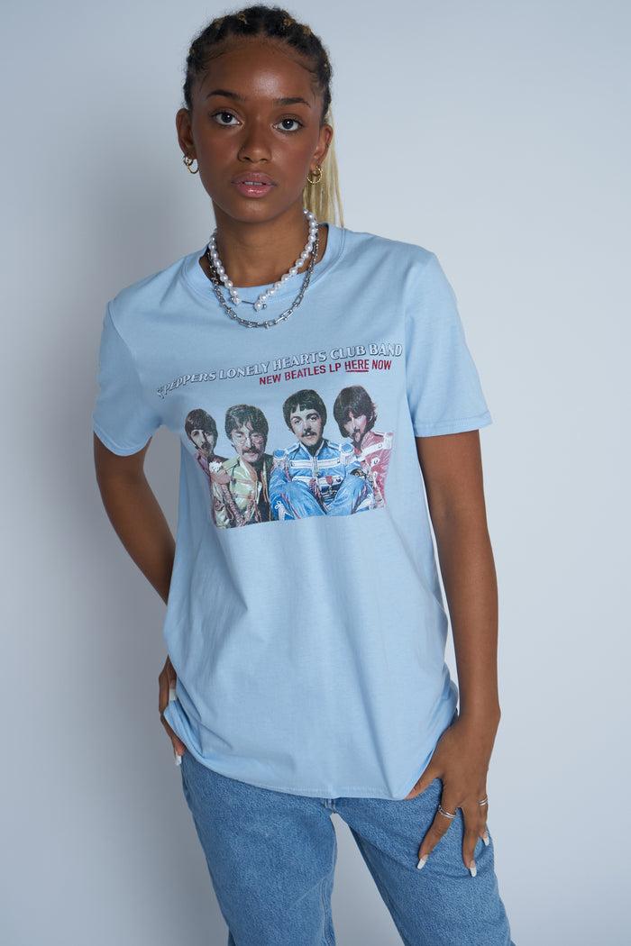 Daisy Street Daisy Street Licensed Relaxed T-Shirt With The Beatles Print