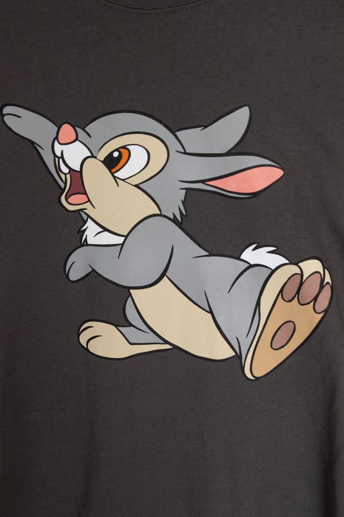Daisy Street Daisy Street Licensed Relaxed T-Shirt With Thumper From Bambi Print