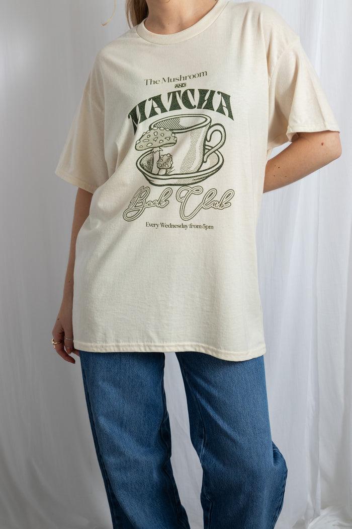 Daisy Street Daisy Street Matcha Book Club Oversized Tee
