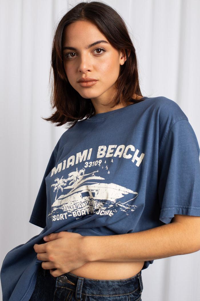 Daisy Street Daisy Street Miami Beach Graphic T-Shirt
