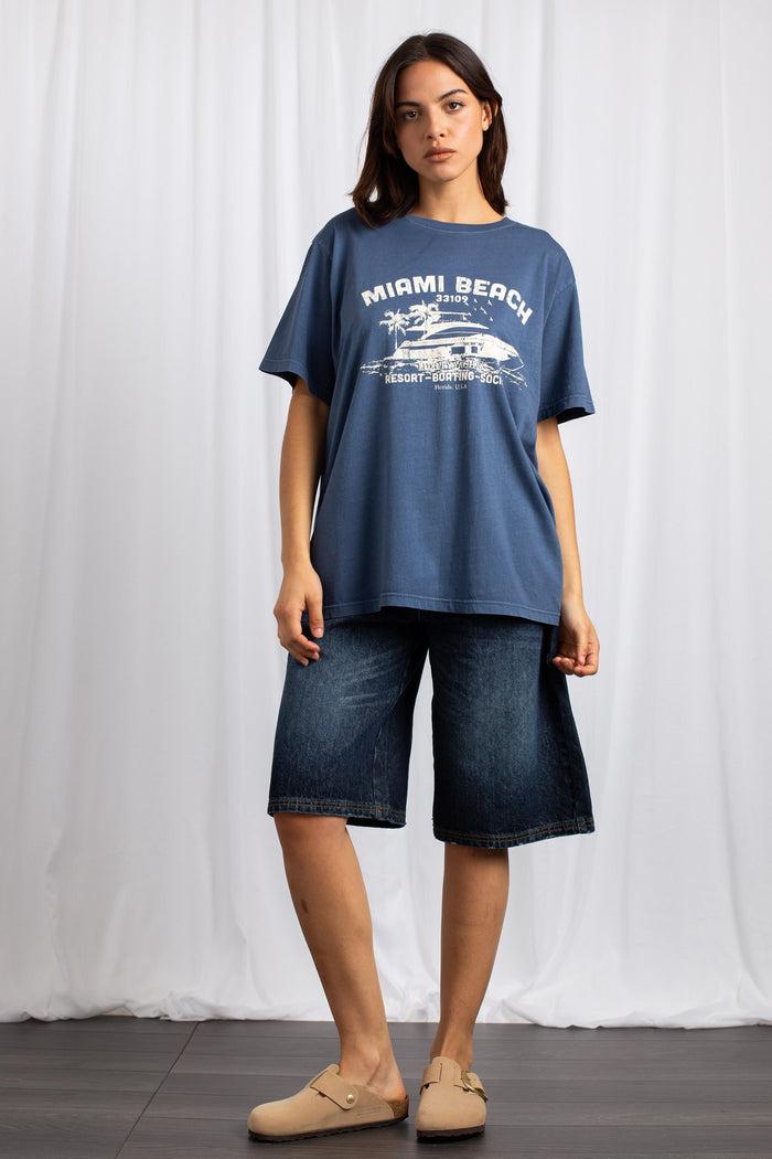 Daisy Street Daisy Street Miami Beach Graphic T-Shirt
