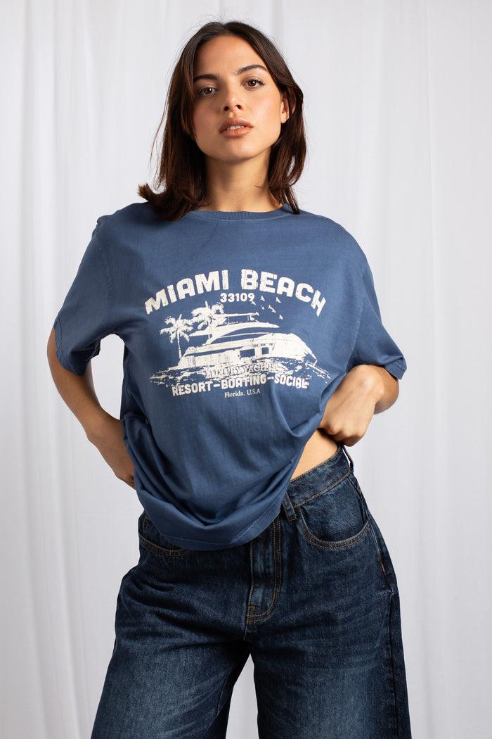 daisy street Daisy Street Miami Beach Graphic T-Shirt