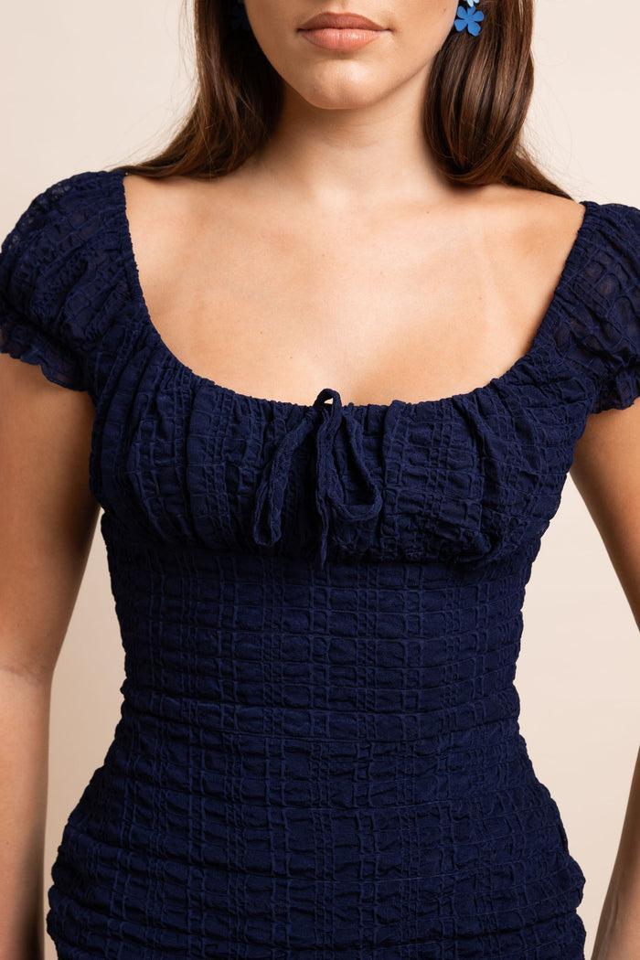 Daisy Street Daisy Street Milkmaid Style Mini Dress With Frill Hem