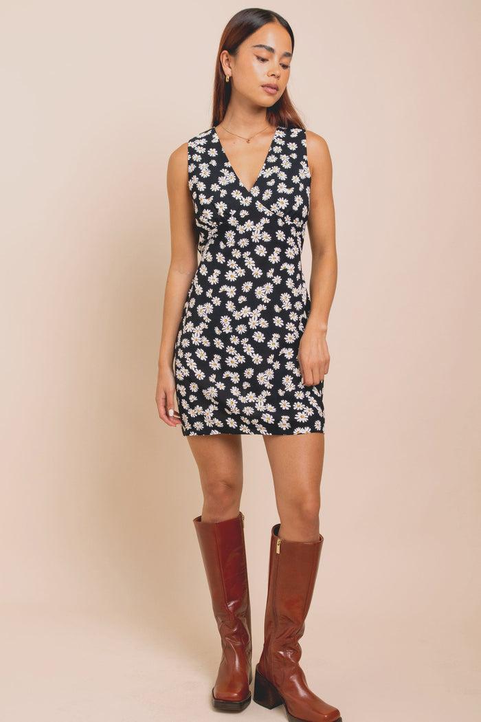 daisy street Daisy Street Mini Dress With Cup Detail And Tie Waist
