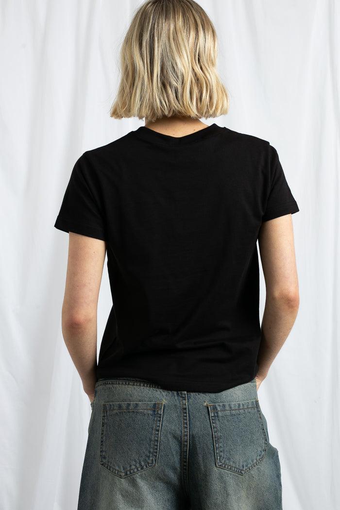 Daisy Street Daisy Street NYC Applique And Embroidery Tee