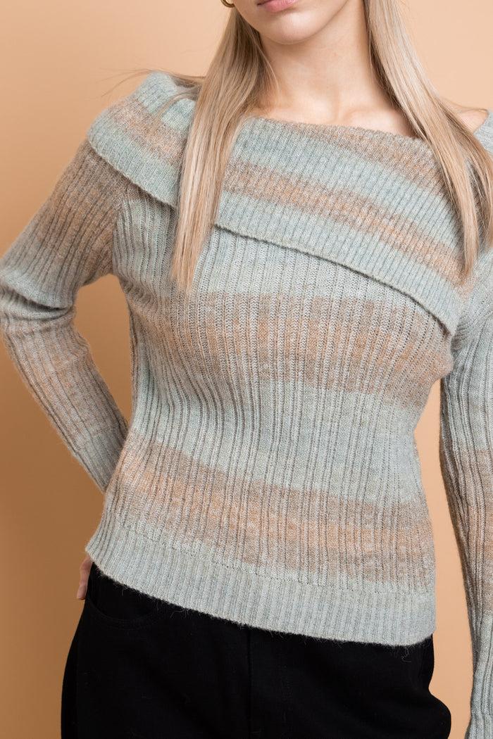 Daisy Street Daisy Street Off Shoulder Space Knit Jumper