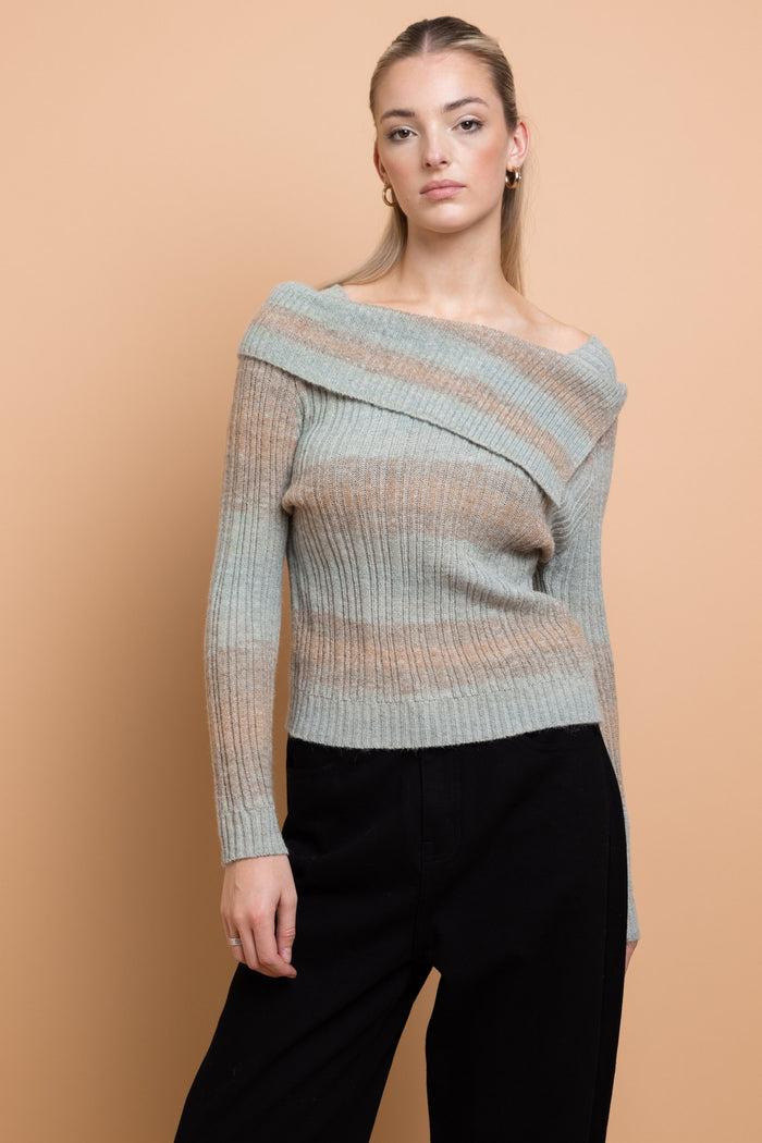 Daisy Street Daisy Street Off Shoulder Space Knit Jumper