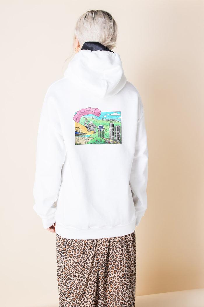 Daisy Street Daisy Street Oversize Hoodie With Hollywood Print
