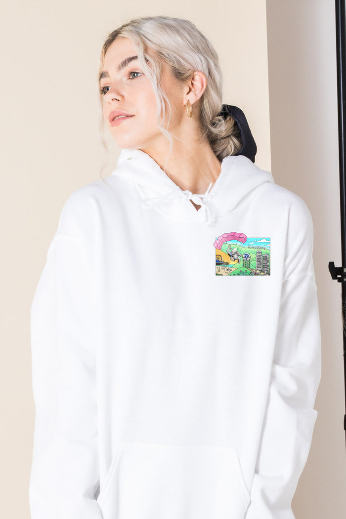 Daisy Street Daisy Street Oversize Hoodie With Hollywood Print