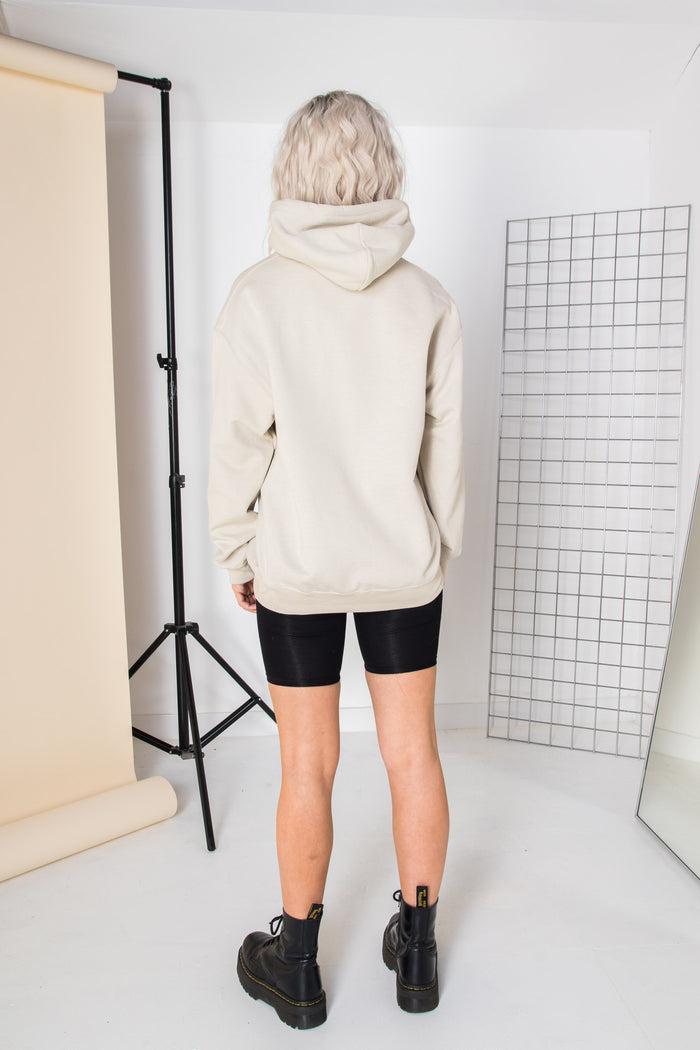 Daisy Street Daisy Street Oversized Hoodie With Do Nothing Club Print