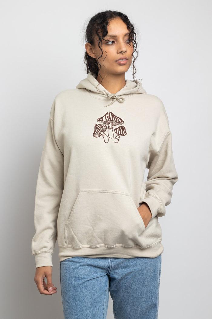 daisy street Daisy Street Oversized Hoodie with Have A Good Trip Print