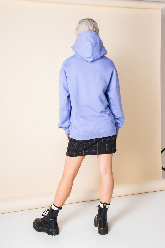 Daisy Street Daisy Street Oversized Hoodie With Leave Me Alone Print