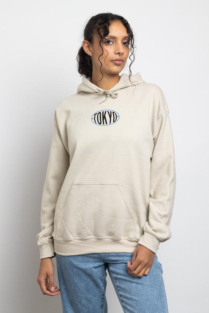 daisy street Daisy Street Oversized Hoodie with Tokyo Print