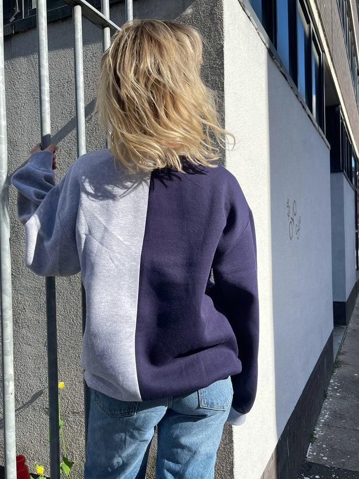 Daisy Street Daisy Street Oversized Spliced Sweatshirt With Atlanta Print