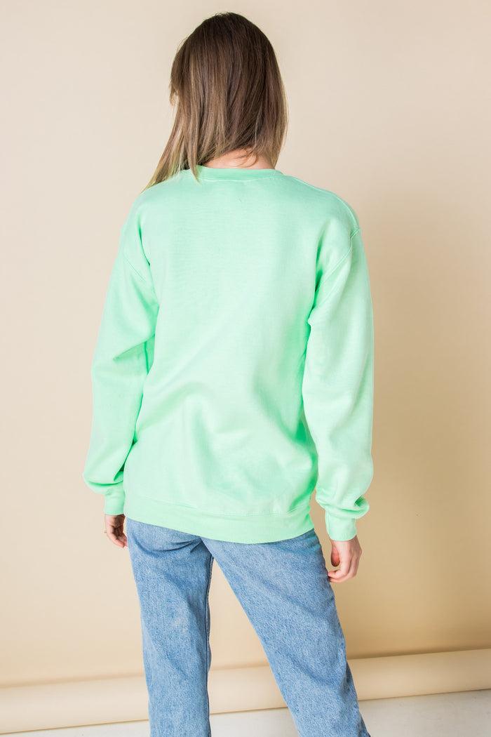 Daisy Street Daisy Street Oversized Sweatshirt With Hollywood Print