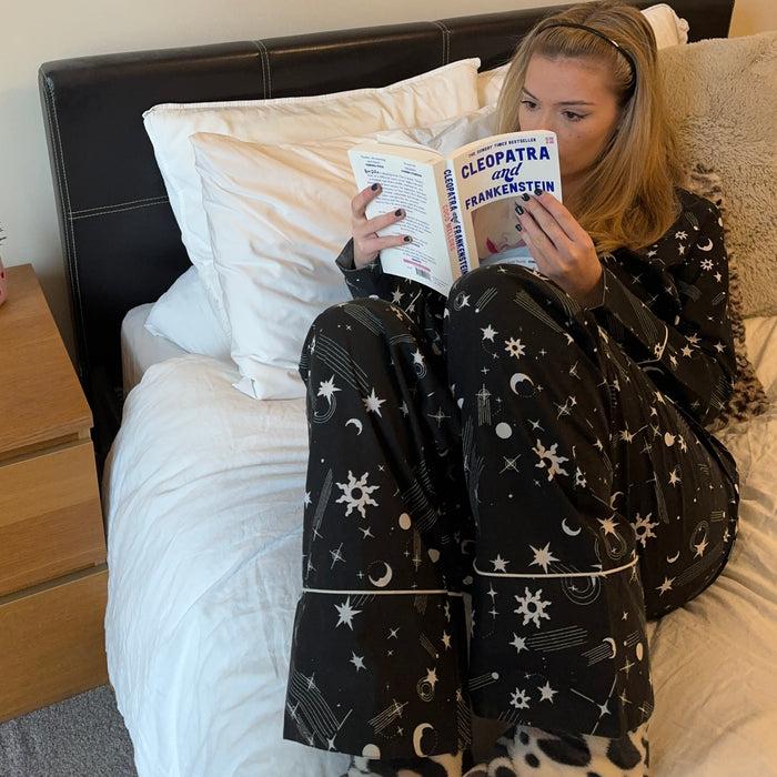 Daisy Street Daisy Street Pyjama Shirt & Bottoms With Eye Mask