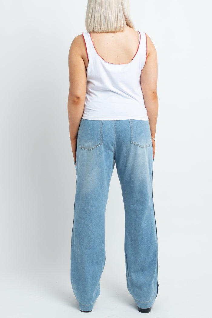 Daisy Street Daisy Street Pyjama Vest In Fairy Mushroom Print