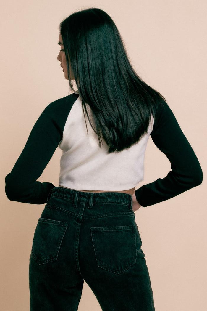 Daisy Street Daisy Street Raglan Cropped Knit With Star Motif