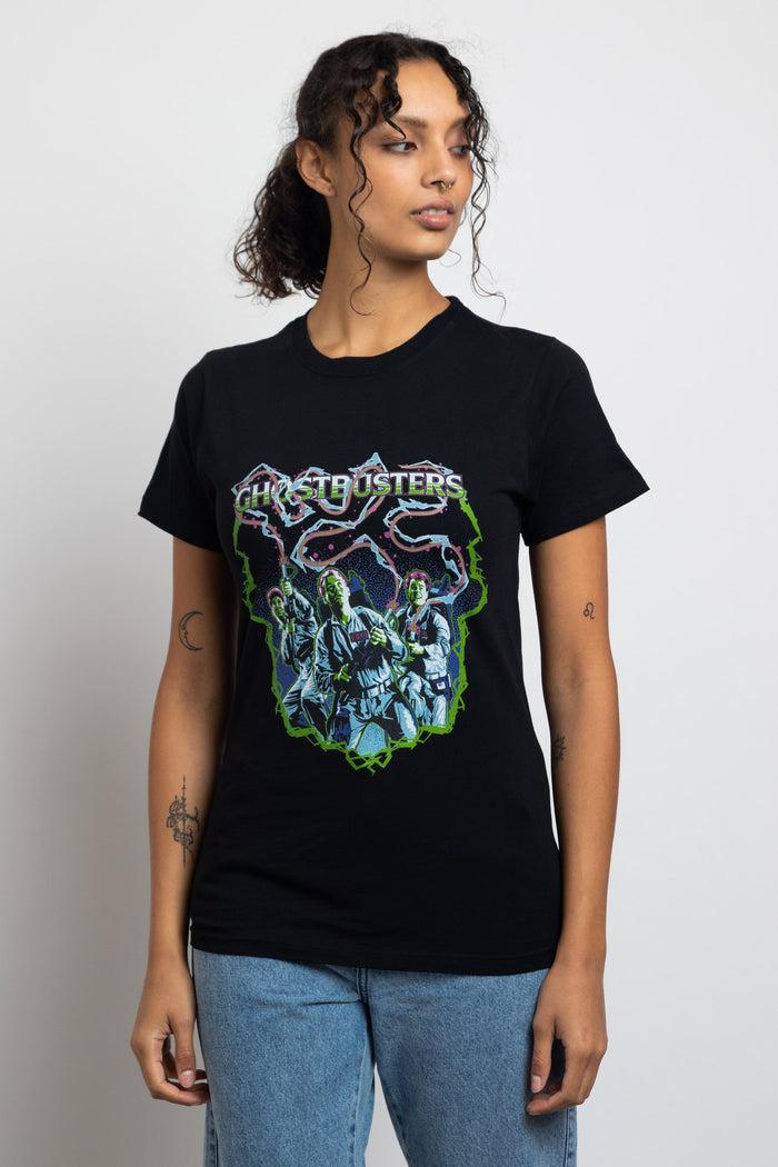 Daisy Street Daisy Street Regular Fit T-Shirt With Ghostbusters Graphic