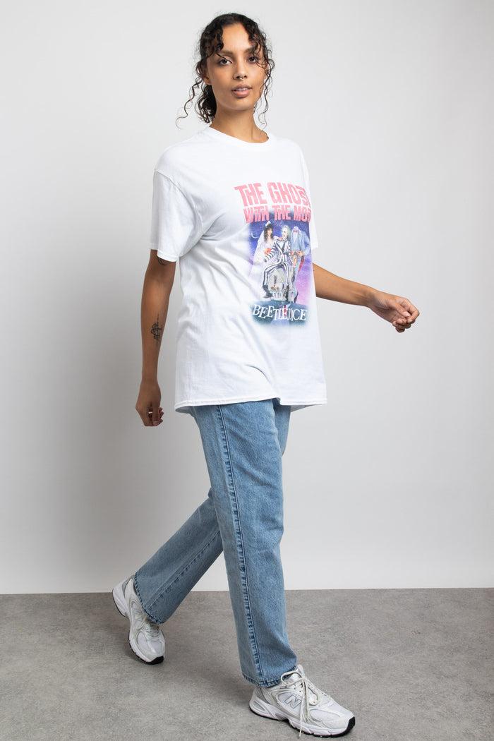 Daisy Street Daisy Street Relaxed Fit T-Shirt With Beetlejuice Graphic