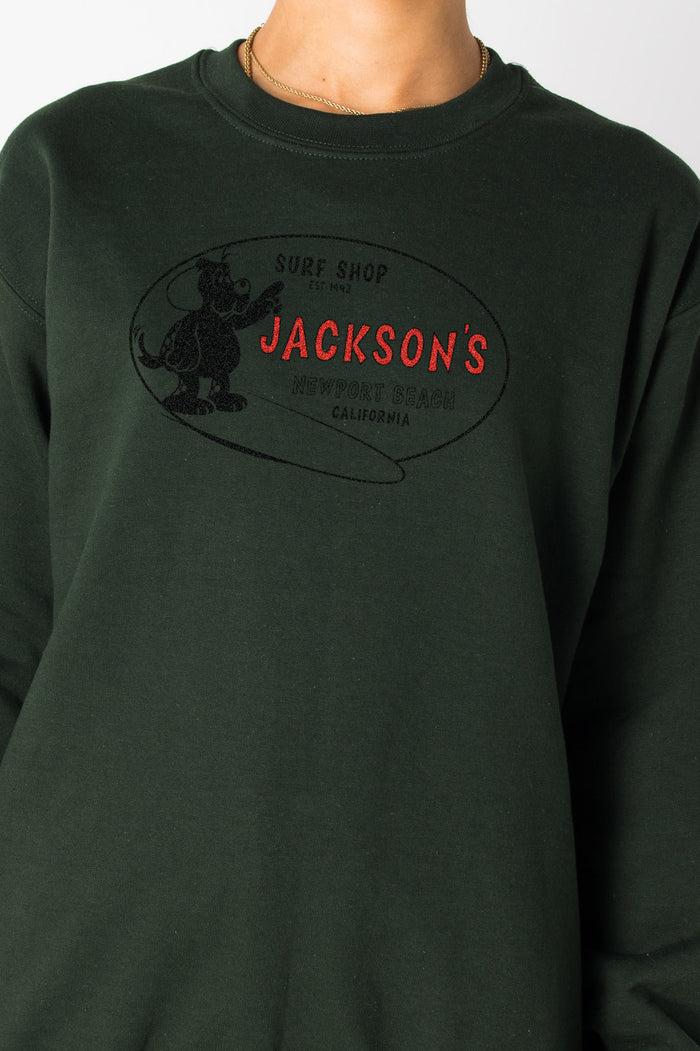 Daisy Street Daisy Street Relaxed Sweatshirt With Surf Shop Print