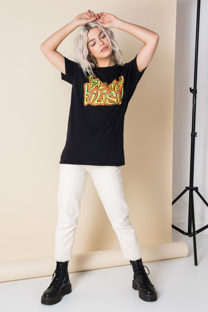 Daisy Street Daisy Street Relaxed T-Shirt With Billie Eilish Print