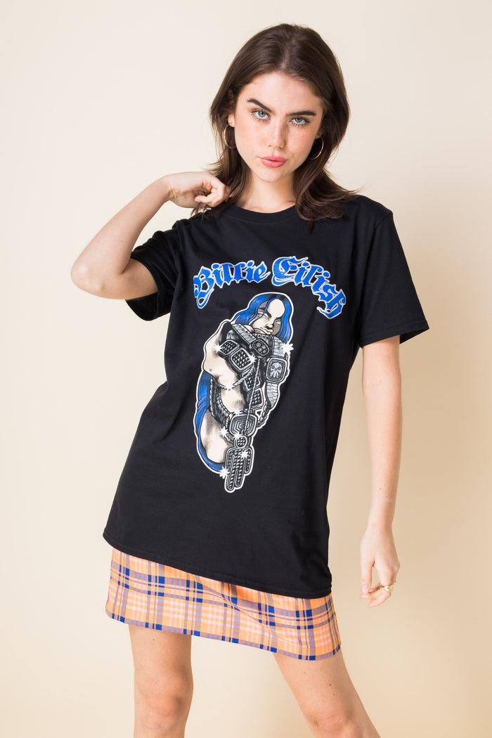 Daisy Street Daisy Street Relaxed T-Shirt With Billie Eilish Print