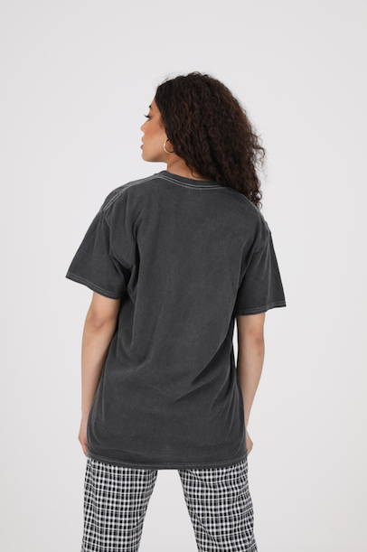 Daisy Street Daisy Street Relaxed T-Shirt With Born To Ride Bike Print