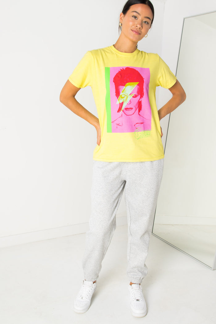 Daisy Street Daisy Street Relaxed T-Shirt With Bowie Print