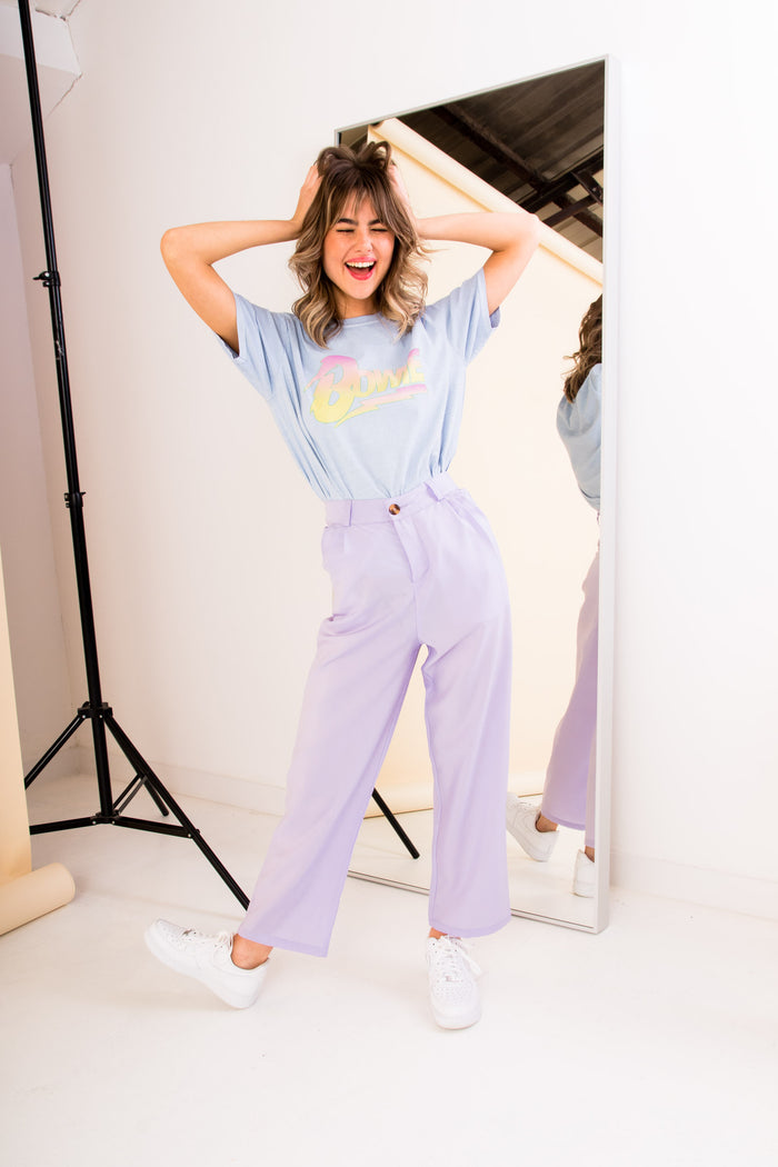 Daisy Street Daisy Street Relaxed T-Shirt With Bowie Print