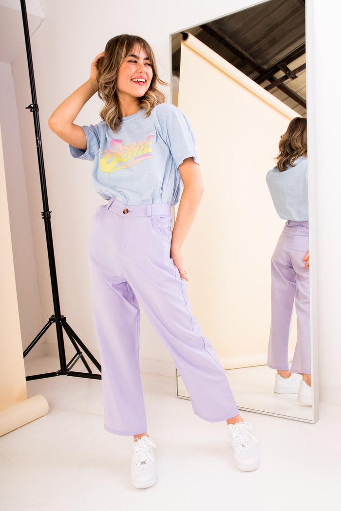 Daisy Street Daisy Street Relaxed T-Shirt With Bowie Print