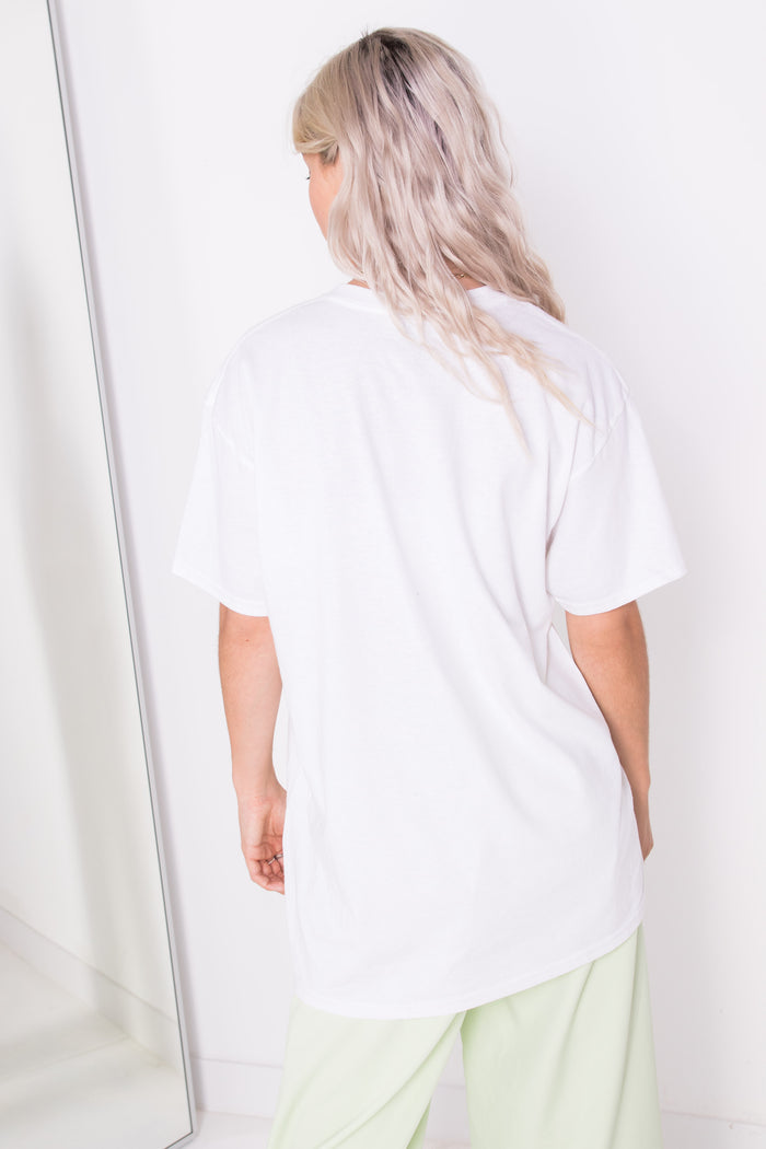 Daisy Street Daisy Street Relaxed T-Shirt With Cancer Print