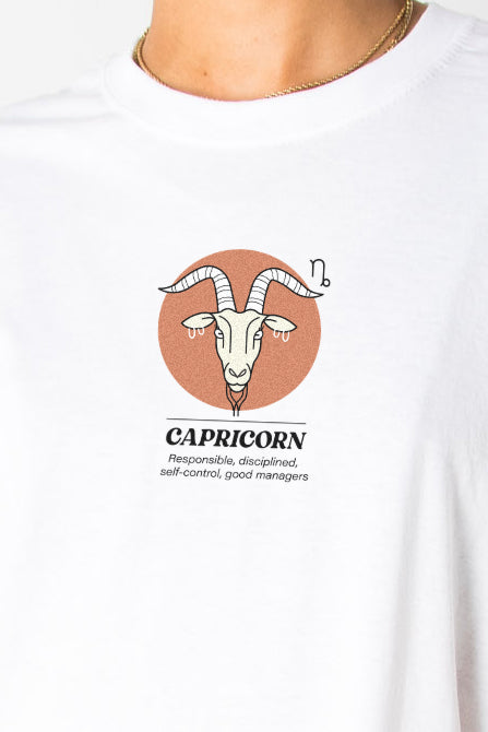 Daisy Street Daisy Street Relaxed T-Shirt With Capricorn Print