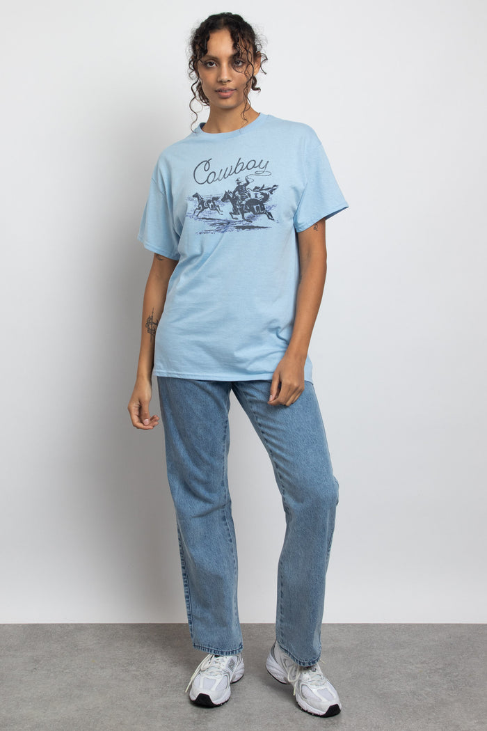 Daisy Street Daisy Street Relaxed T-Shirt With Cowboy Print