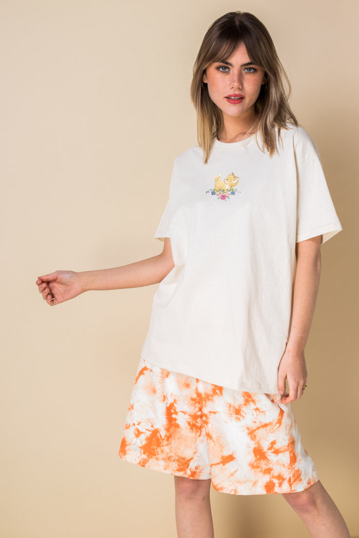 Daisy Street Daisy Street Relaxed T-Shirt With Cute Cat Print