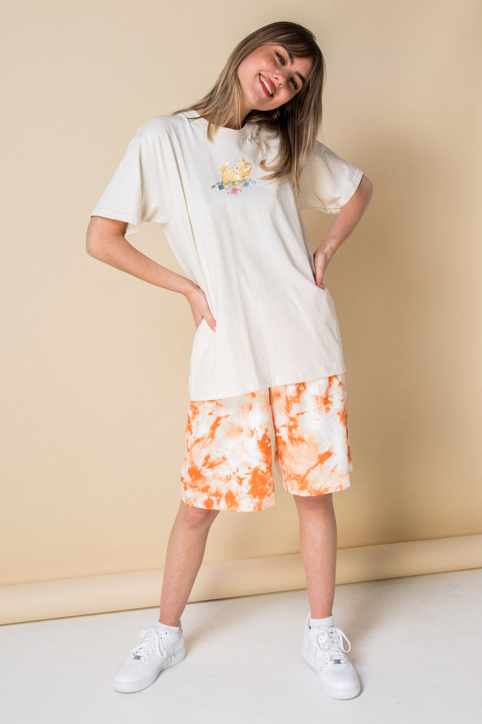 daisy street Daisy Street Relaxed T-Shirt with Cute Cat Print