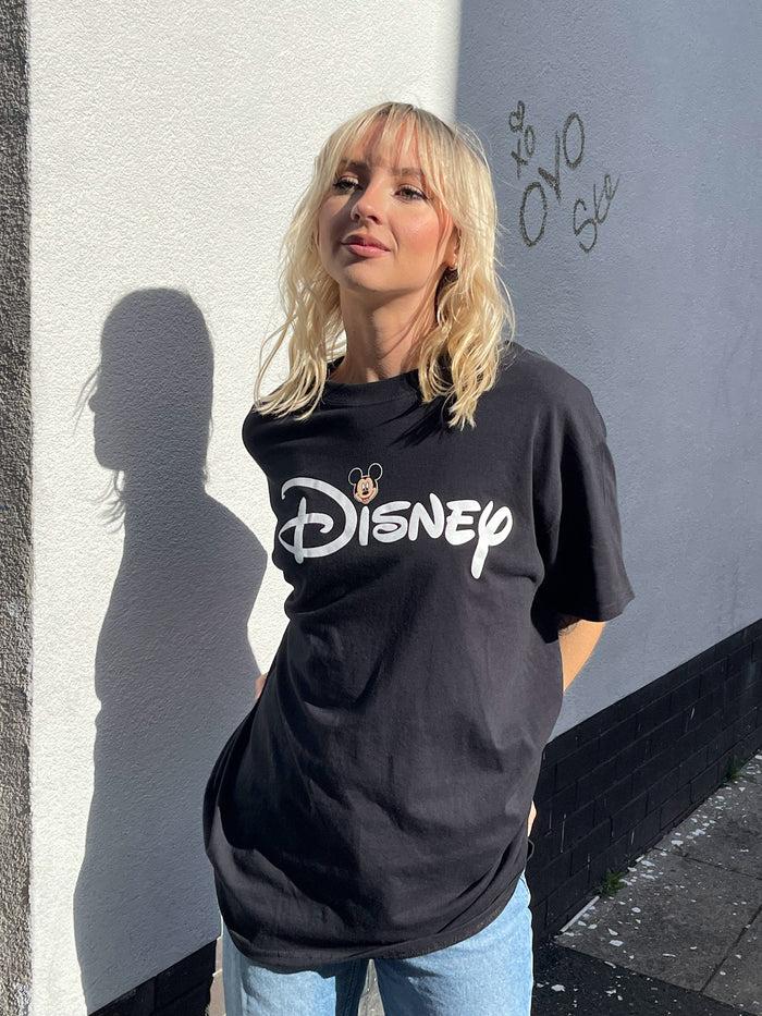 Daisy Street Daisy Street Relaxed T-Shirt With Disney Logo And Mickey Face Print