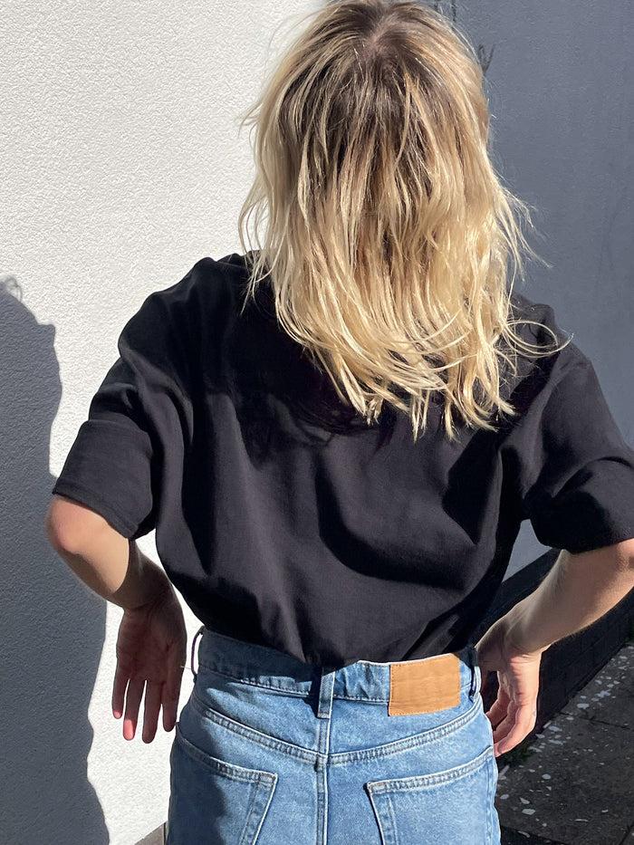 Daisy Street Daisy Street Relaxed T-Shirt With Disney Logo And Mickey Face Print