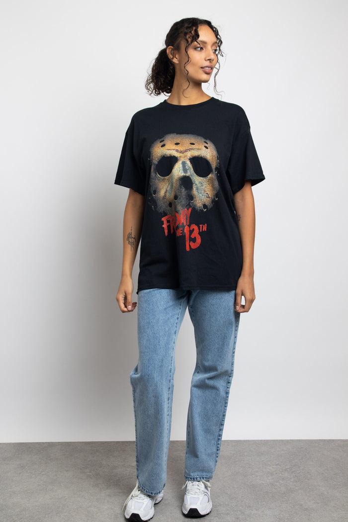 Daisy Street Daisy Street Relaxed T-Shirt With Friday The 13th Mask Graphic