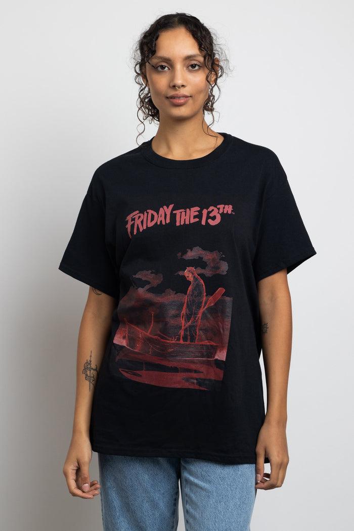 Daisy Street Daisy Street Relaxed T-Shirt With Friday The 13th Graphic