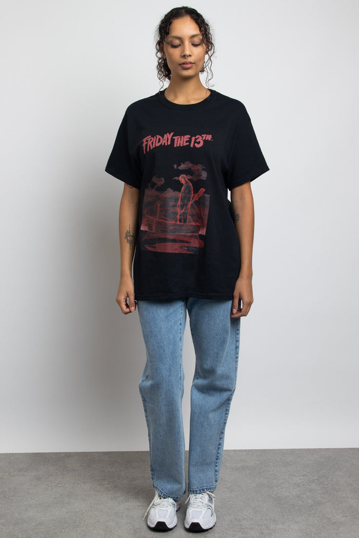 Daisy Street Daisy Street Relaxed T-Shirt With Friday The 13th Graphic