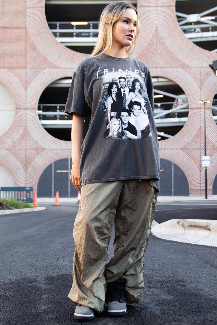 daisy street Daisy Street Relaxed T-Shirt with Friends Print