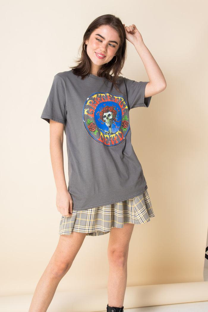 Daisy Street Daisy Street Relaxed T-Shirt With Grateful Dead Print