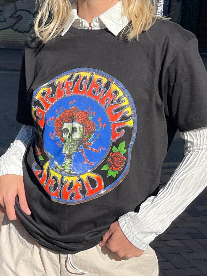 daisy street Daisy Street Relaxed T-Shirt with Grateful Dead Print