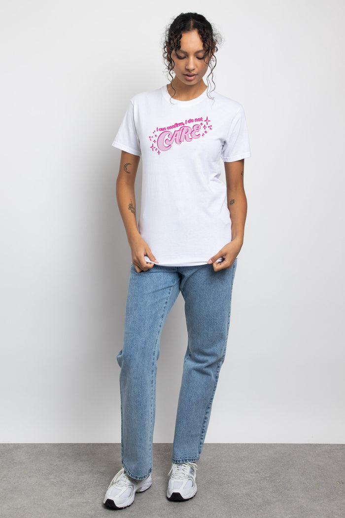 Daisy Street Daisy Street Relaxed T-Shirt With I Do Not Care Print