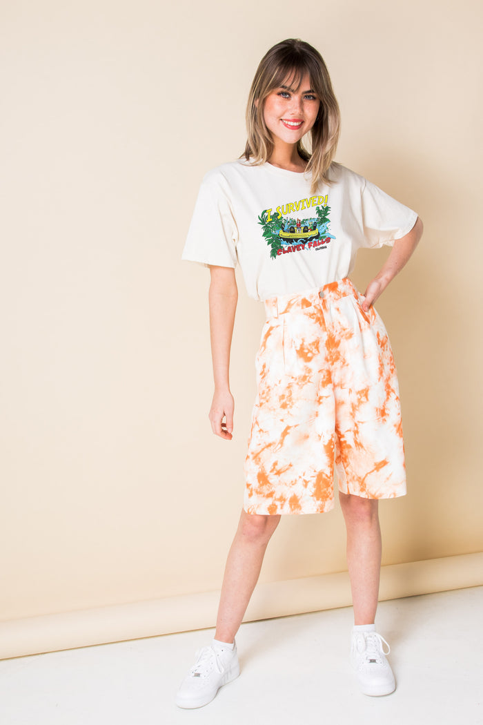 Daisy Street Daisy Street Relaxed T-Shirt With I Survived Print