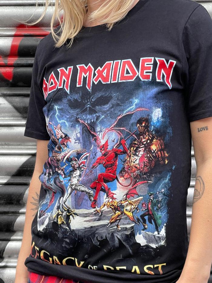 Daisy Street Daisy Street Relaxed T-Shirt With Iron Maiden Print