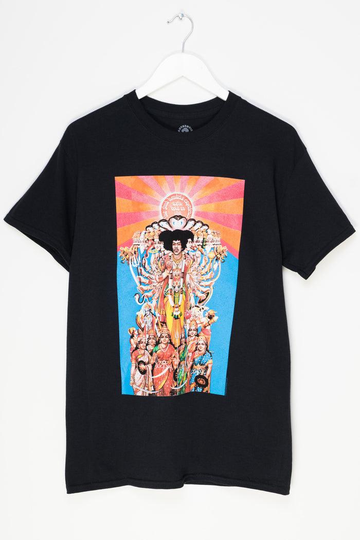 daisy street Daisy Street Relaxed T-Shirt with Jimi Hendrix Axis Bold as Love Print